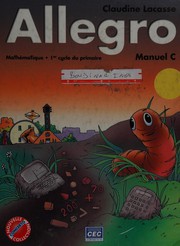 Front cover of Allegro mathématique 1er cycle du primaire by Claudine Lacasse