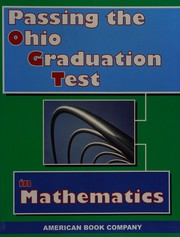 Cover of American Book Company's passing the Ohio graduation test in mathematics by Colleen Pintozzi