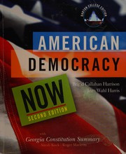 Cover of American democracy now by Brigid C. Harrison