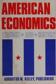 Front cover of American economics by Augustus M. Kelley (Firm)