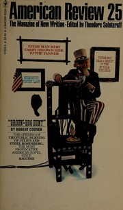 Cover of American review, 25 by Unknown
