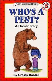 Cover of Who's a Pest? by Crosby Bonsall