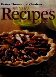 Front cover of Annual recipes 2007 by Jessica Saari