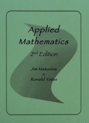 Cover of Applied mathematics by Jim Matovina