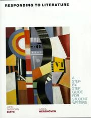 Front cover of Responding to literature by John Sheridan Biays