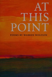 Cover of At This Point by Warren D. Wolfson
