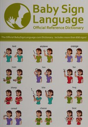 Cover of Baby sign language by Unknown