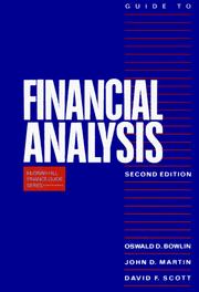 Cover of Guide to financial analysis by Oswald Doniece Bowlin