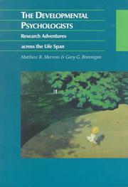 Cover of The developmental psychologists by Matthew R. Merrens