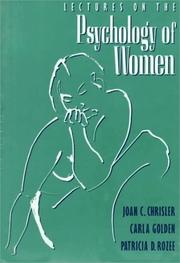 Cover of Lectures on the Psychology of Women by Joan C. Chrisler