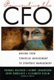 Front cover of Reinventing the CFO by Henry Johanson