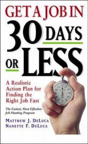 Front cover of Get a job in 30 days or less by Shahbaz Ahmad