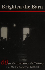 Front cover of Brighten the barn by Poetry Society of Vermont