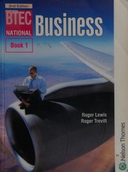 Front cover of BTEC National business by Lewis, Roger