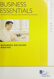Front cover of Business essentials (supporting HNC/HND and foundation degrees) by Bpp Learning Media