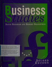 Cover of Business studies by David Needham