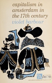 Front cover of Capitalism in Amsterdam in the 17th century by Violet Barbour