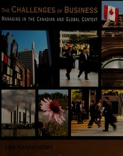 Cover of The challenges of business by Len Karakowsky