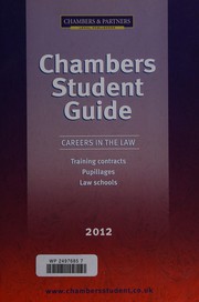 Cover of Chambers student guide by Chambers & Partners