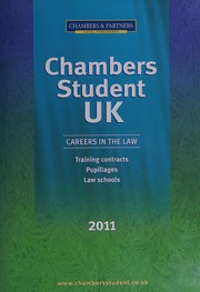Cover of Chambers student UK by Chambers & Partners