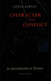 Front cover of Characters and conflict by Alvin B. Kernan