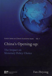 Front cover of China's opening-up by Zhiyong Fan