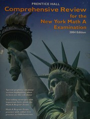Front cover of Comprehensive review for the New York Math A examination by A. Rose Primiani