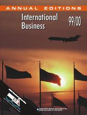 Cover of International Business 99/00 (International Business 1999-2000) by Fred Maidment