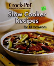 Front cover of Crock-pot slow cooker recipes for all occasions by Publications International, Ltd