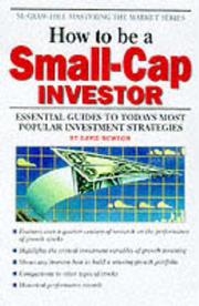 Front cover of How to be a Small-Cap Investor by David Newton