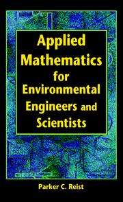 Front cover of Applied mathematics for environmental engineers and scientists by Parker C. Reist