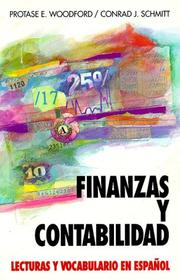 Front cover of Finanzas y contabilidad by Protase E. Woodford