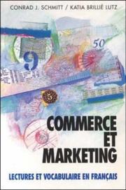Cover of Commerce Et Marketing by Conrad J. Schmitt
