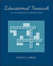 Cover of Educational Research by Evelyn J. Sowell