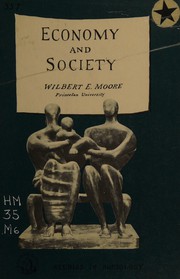 Cover of Economy and Society by Wilbert Ellis Moore