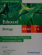 Cover of Edexcel AS/A2 biology by Ed Lees