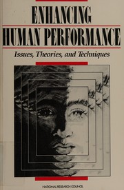 Cover of Enhancing human performance by Daniel Druckman