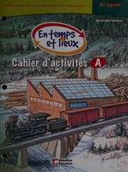 Front cover of En temps et lieux by Geneviève Leblanc