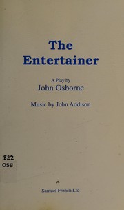 Cover of The entertainer by John Osborne