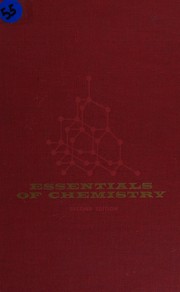 Cover of Essentials of chemistry by Alfred Benjamin Garrett