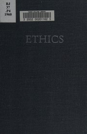 Cover of Ethics by Stephen C. Pepper