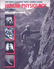 Cover of Study manual to accompany Vander-Sherman-Luciano: Human physiology by Donna Van Wynsberghe