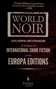 Cover of The Europa World Noir Reader by Unknown
