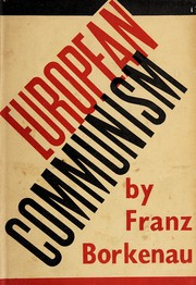 Cover of Der europäische Kommunismus by Franz Borkenau