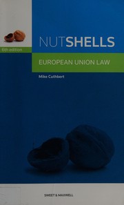 Front cover of European Union law by Cuthbert, Mike (Law teacher)