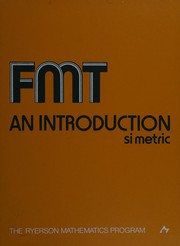 Front cover of FMT : foundations of mathematics for tomorrow by Dino Dottori