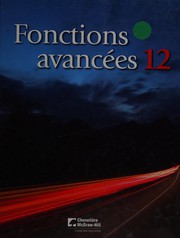 Cover of Fonctions avancées 12 by René Poirier