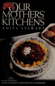 Front cover of From our mothers' kitchens by Anita Stewart