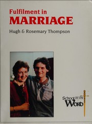Front cover of Fulfilment in marriage by Hugh Thompson
