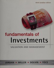 Front cover of Fundamentals of Investments by Bradford D. Jordan
